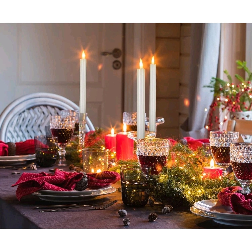 Pack of Cream Taper Candles - Home Accents - Picture 4 of 8